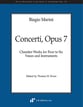 Concerti, Op. 7 Study Scores sheet music cover